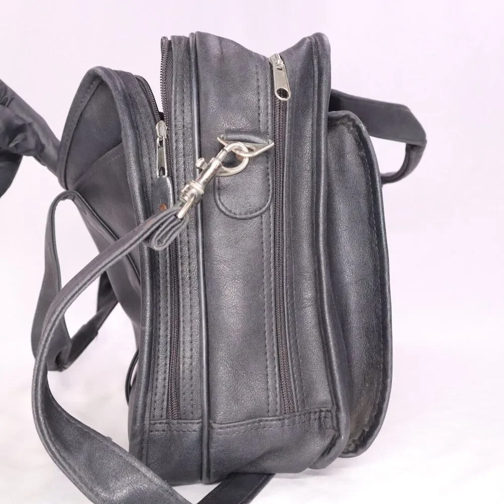 Laptop Bag Case with Handles Removable Shoulder Strap Black Leeds